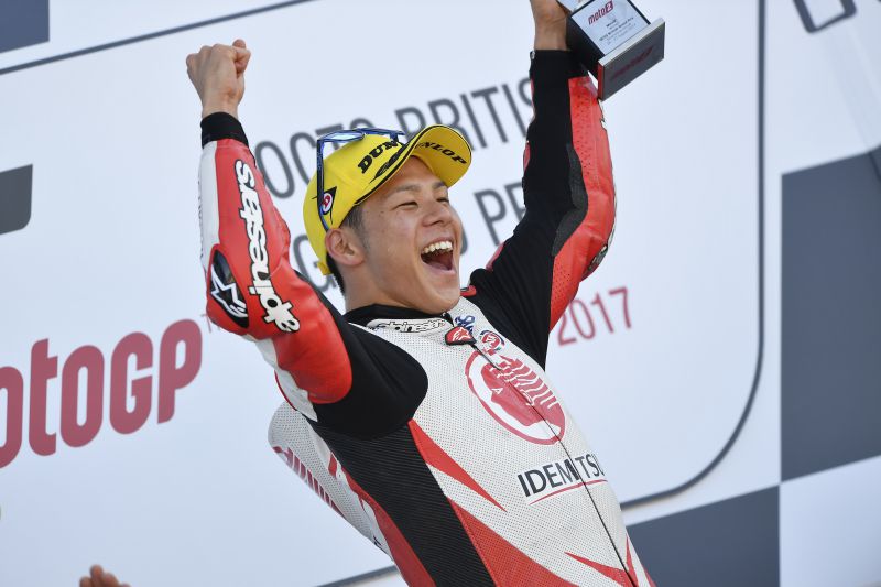 ★「IDEMITSU Honda Team Asia」中上選手Moto２クラス　イギリスグランプリにて今季初優勝！