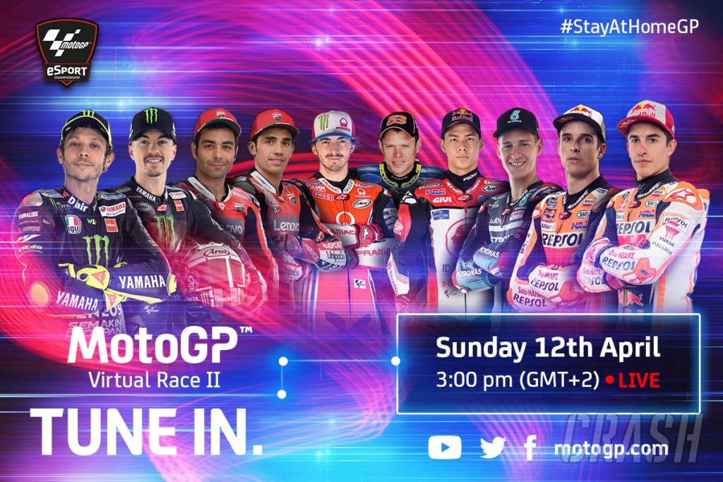 MotoGP　4月12日（日）22時にバーチャルレース第2戦を開催