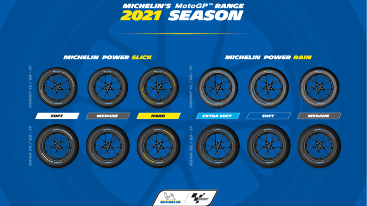 ミシュランタイヤ　2021年シーズンのMotoGPタイヤアロケーション