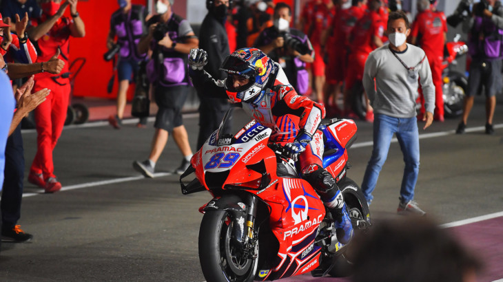 ドーハGP　予選ポールポジション ホルヘ・マルティン「何日MotoGPバイクに乗っているかは関係ない」