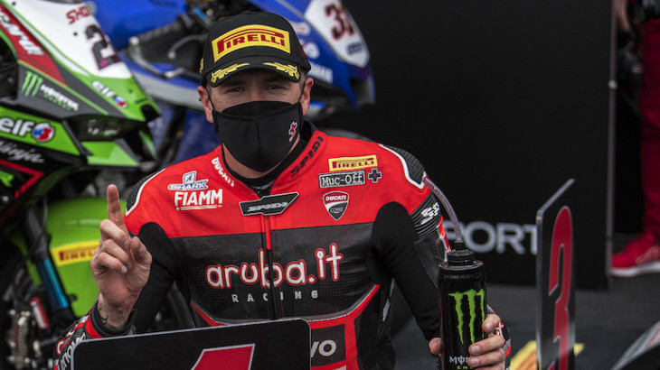 FIM スーパーバイク世界選手権(SBK)2021アラゴン戦　レース2　優勝スコット・レディング「今日は迷わずスリックを選んだ」