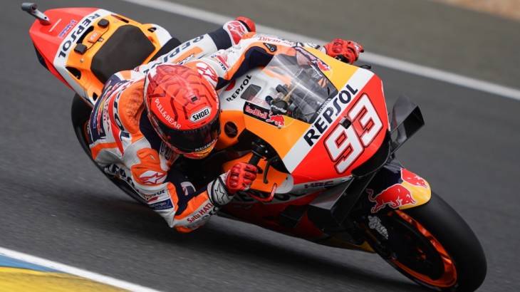 フランスGP　初日総合8位マルク・マルケス「初日8番手は改善の証」