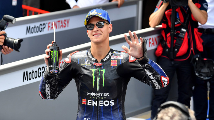 カタルーニャGP 予選1位　ファビオ・クアルタラロ「バイクも快適で限界もわかっている」
