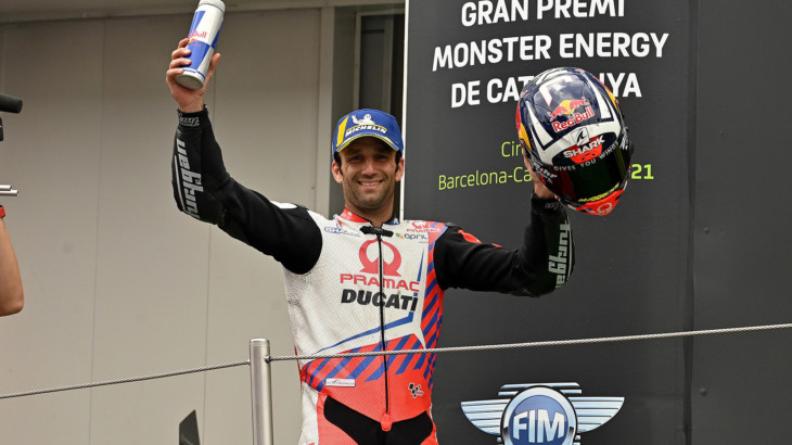 MotoGP2021カタルーニャGP 2位　ヨハン・ザルコ「20ポイント獲得出来れば不満はない」