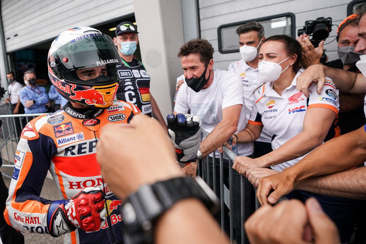MotoGP2021 ドイツGP優勝　マルク・マルケス「常に支えてくれたホンダには感謝してもしきれない」