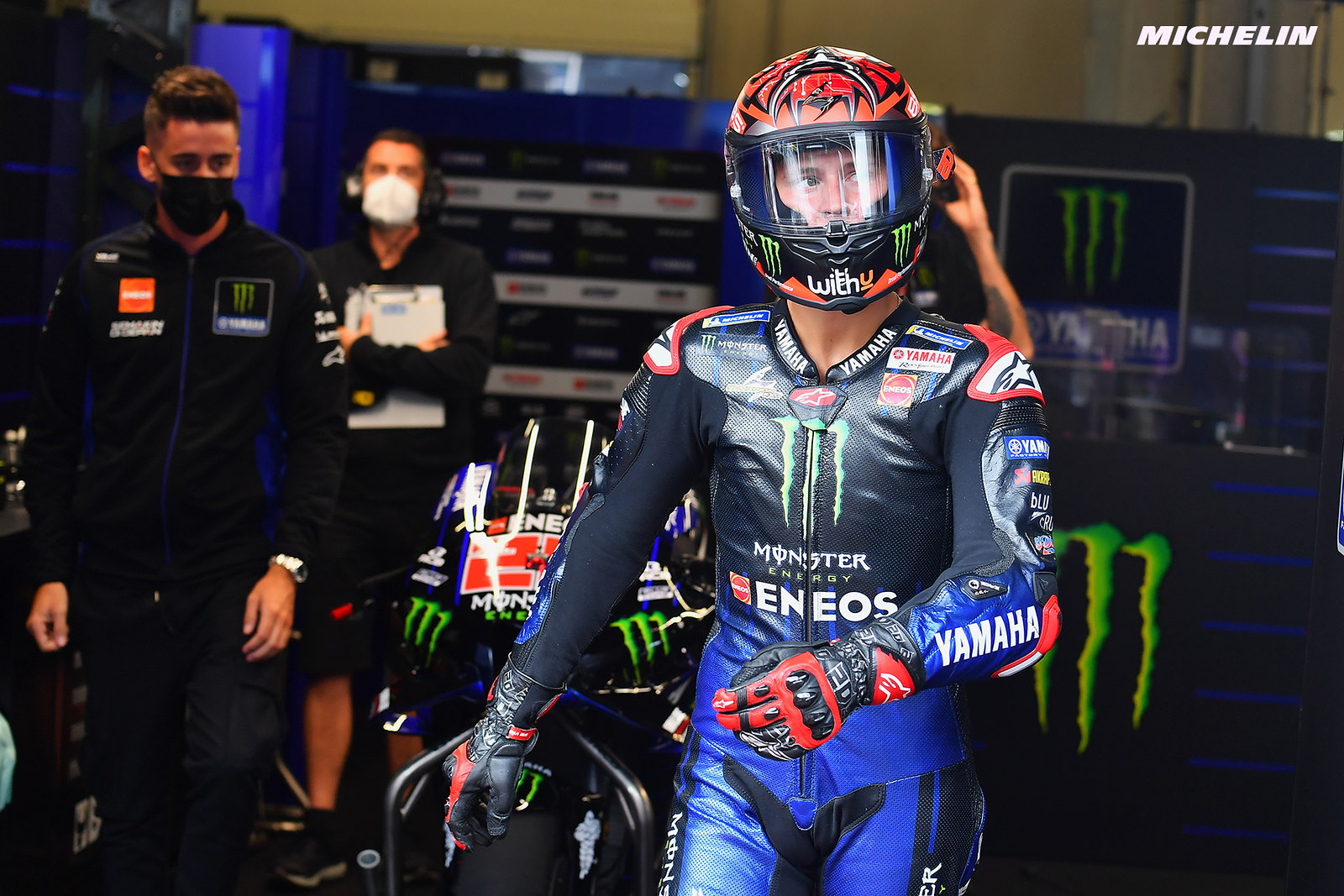 MotoGP2021　初日総合6位 ファビオ・クアルタラロ「なぜかハーフウェットで苦戦した」