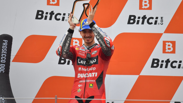 MotoGP2021オーストリアGP　2位フランセスコ・バグナイア「今日は表彰台を逃したと思っていた」