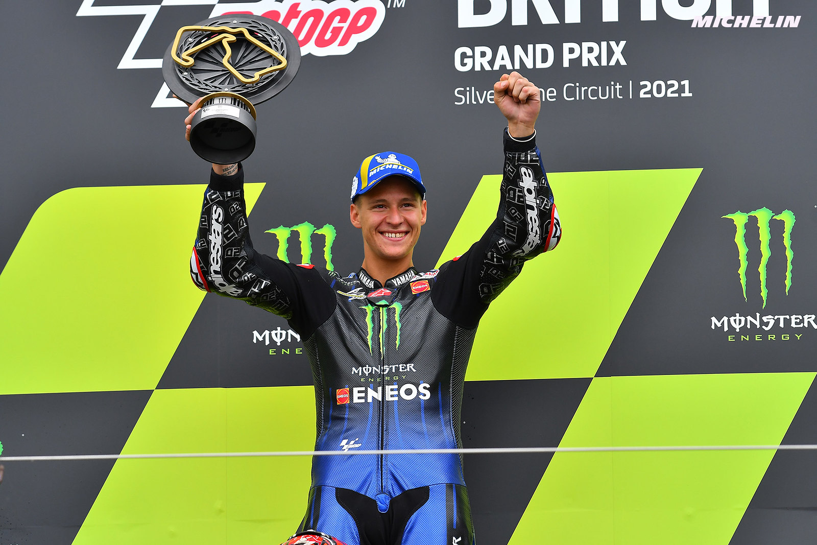 MotoGP2021イギリスGP　優勝ファビオ・クアルタラロ「ミサノあたりからタイトル獲得のことを考えたい」