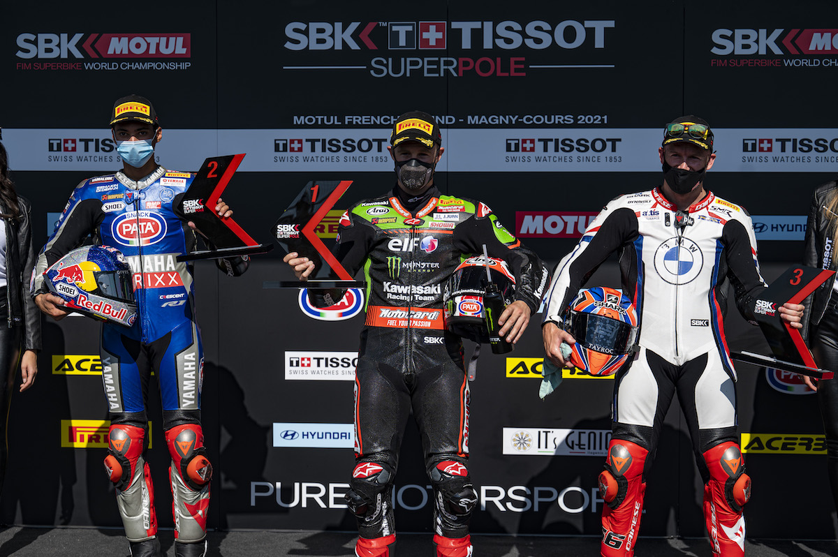 ピレリ（Pirelli）レースレビュー　FIM スーパーバイク世界選手権(SBK)フランス戦レース1