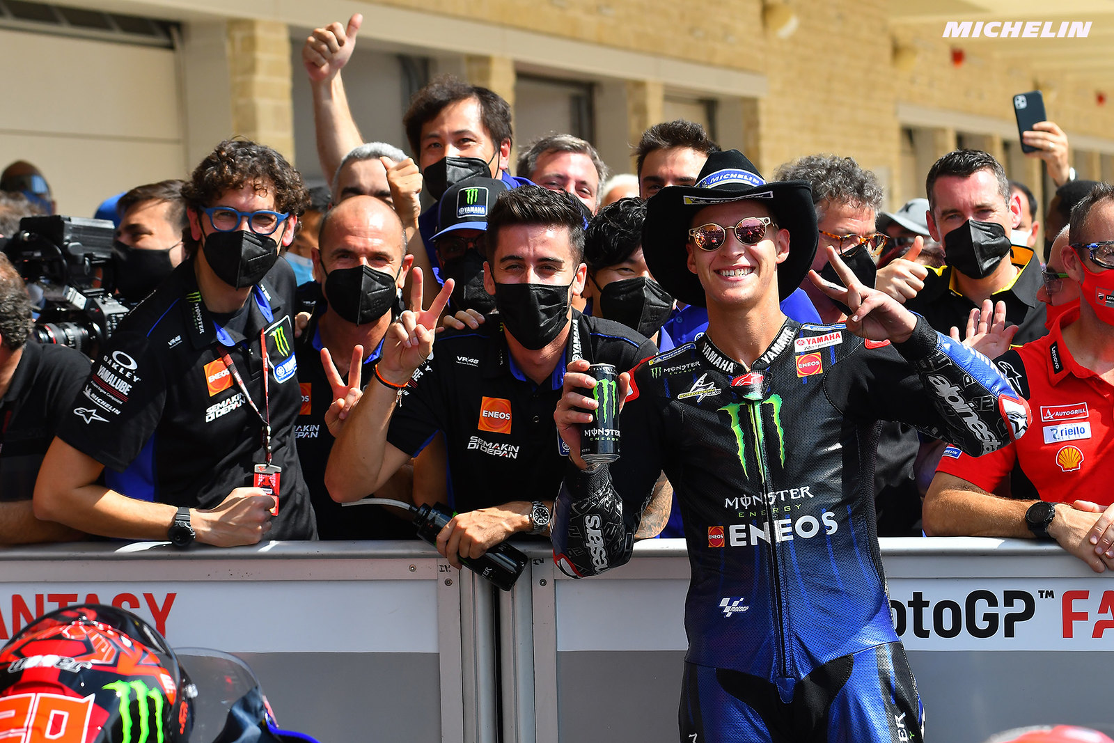 MotoGP2021アメリカズGP　2位ファビオ・クアルタラロ「この2位は優勝のように嬉しい」