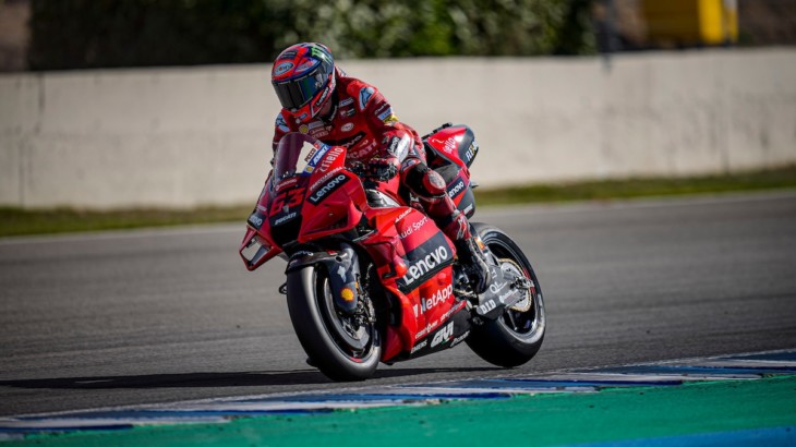 MotoGP2022ヘレステスト　フランチェスコ・バニャイア「バイクのフィーリングは非常にいい」