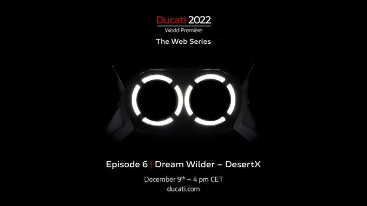 Ducati  2022年の新型オフロード車両　デザートX（DesertX）を12月9日に発表