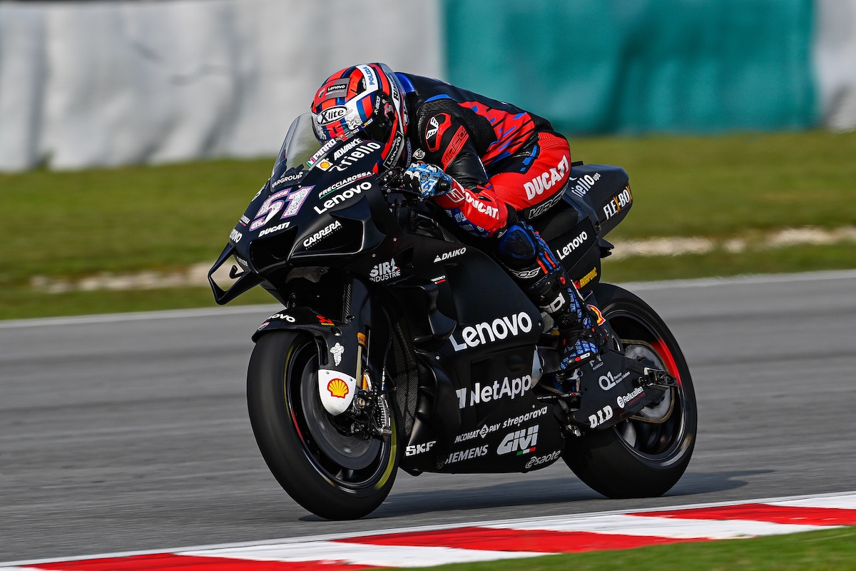 MotoGP2022　Ducatiレノボチーム　セパンでテストを開始
