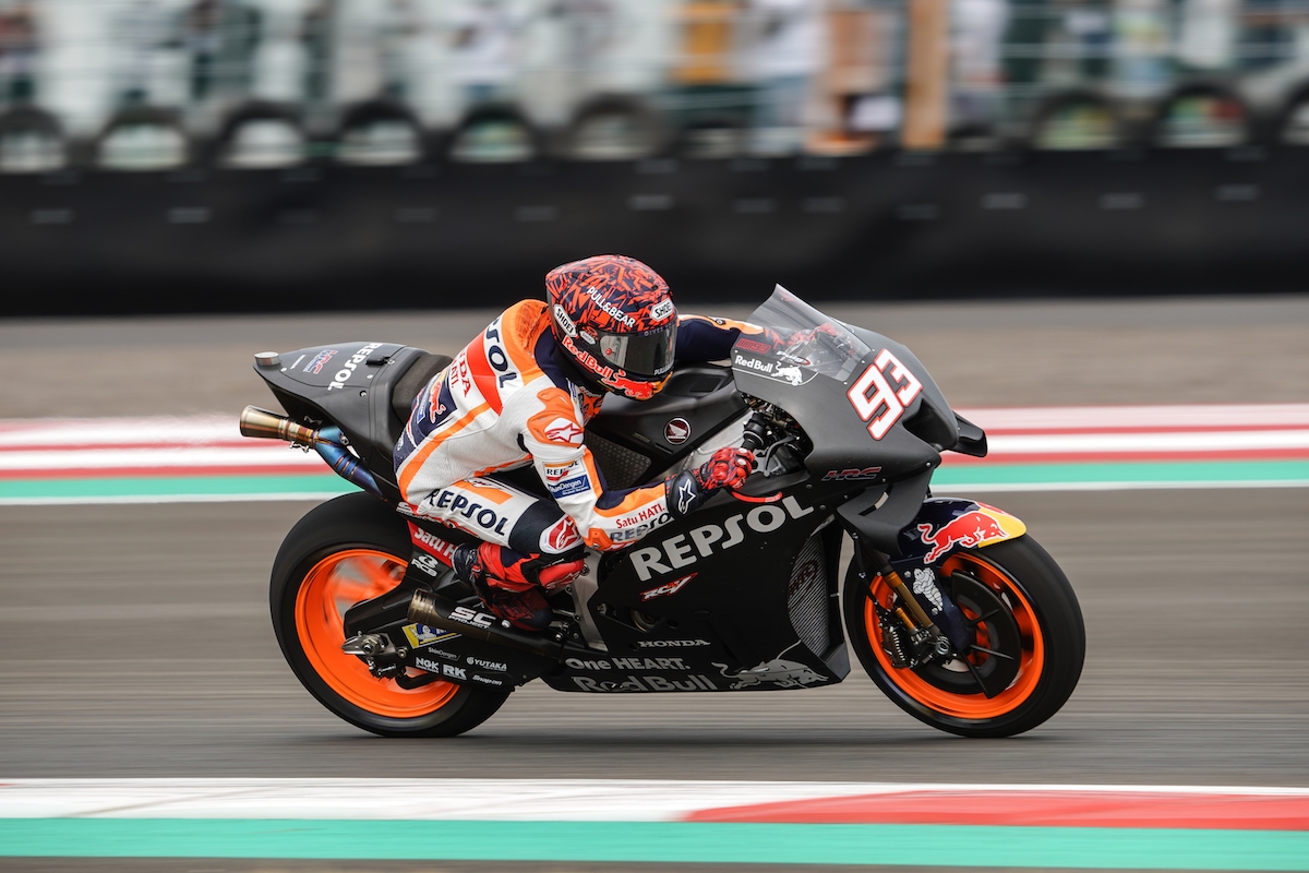 MotoGP2022マンダリカテスト初日　17位マルク・マルケス「バイクとの繋がりを感じ始めている」