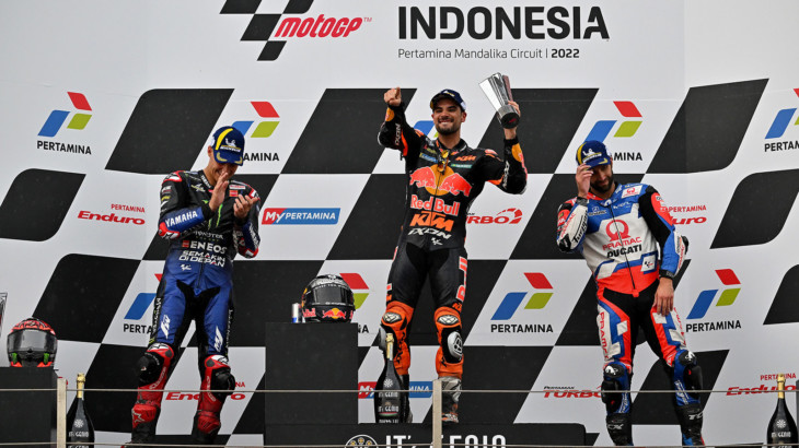 MotoGP2022インドネシアGP　優勝はKTMのミゲル・オリヴェイラ