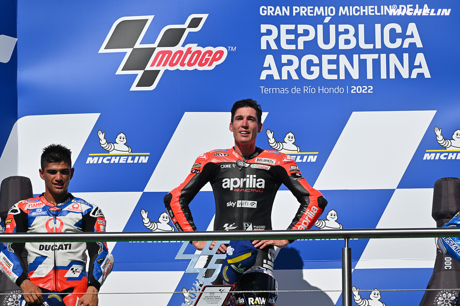 MotoGP2022アルゼンチンGP　優勝アレイシ・エスパルガロ「この優勝はラッキーウィンではない。アプリリア皆の努力にふさわしい結果」