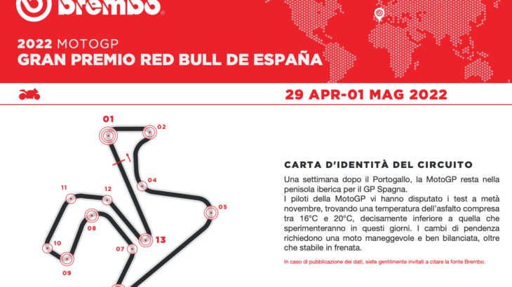 brembo（ブレンボ）による MotoGP2022スペインGPプレビュー