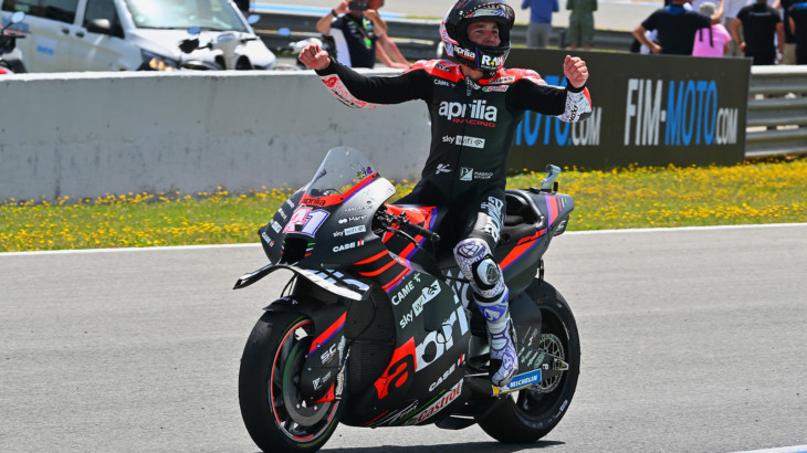 MotoGP2022前半戦振り返り　アプリリア　パオロ・ボノラ「現時点の成績には本当に満足している」