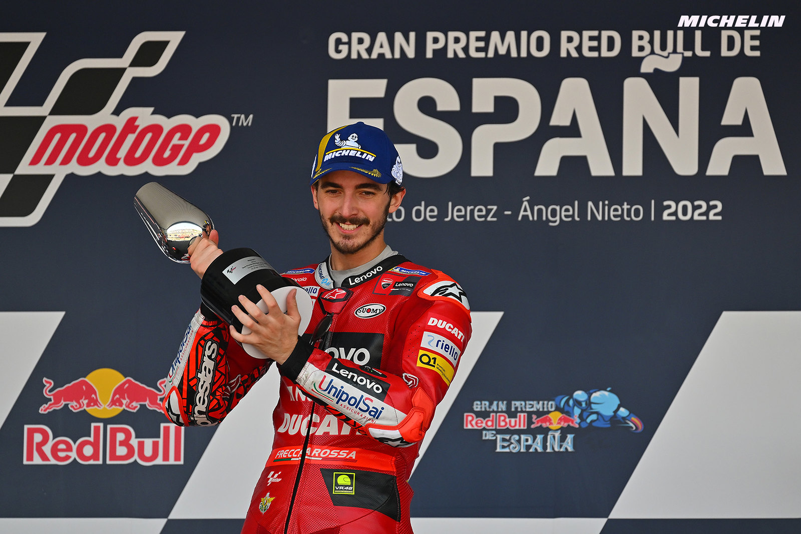 スペインGP　優勝フランチェスコ・バニャイア「自分がGP22に合わせるようライディングを変えている」