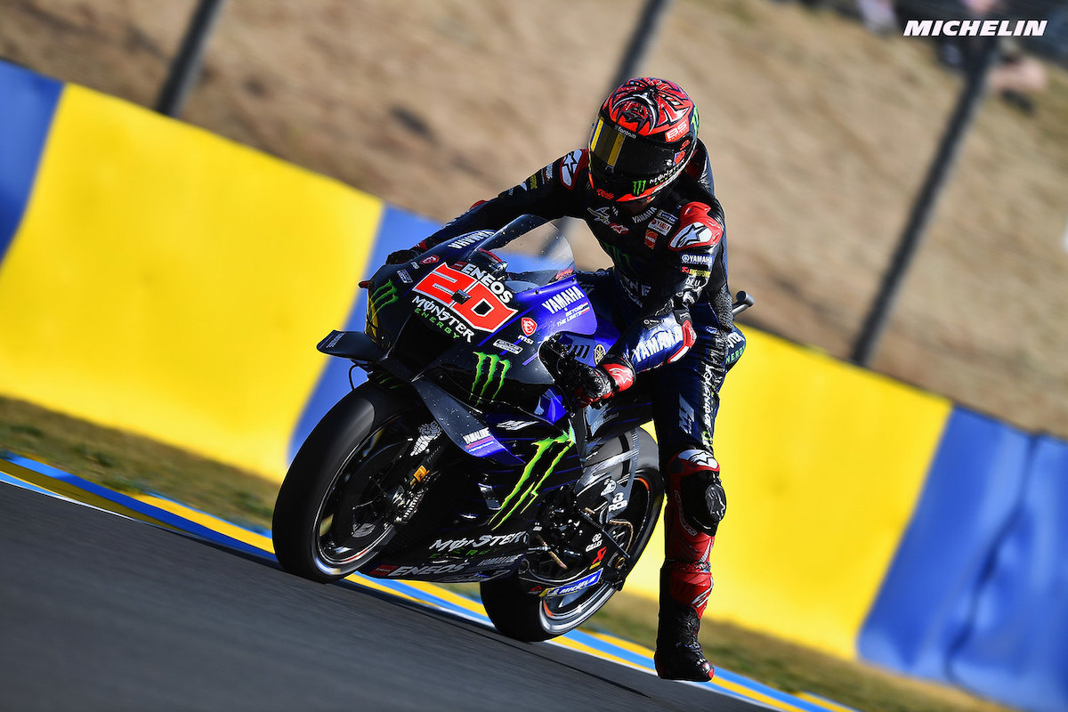 MotoGP2022フランスGP　予選4位ファビオ・クアルタラロ「明日は優勝争いが出来ると思う」