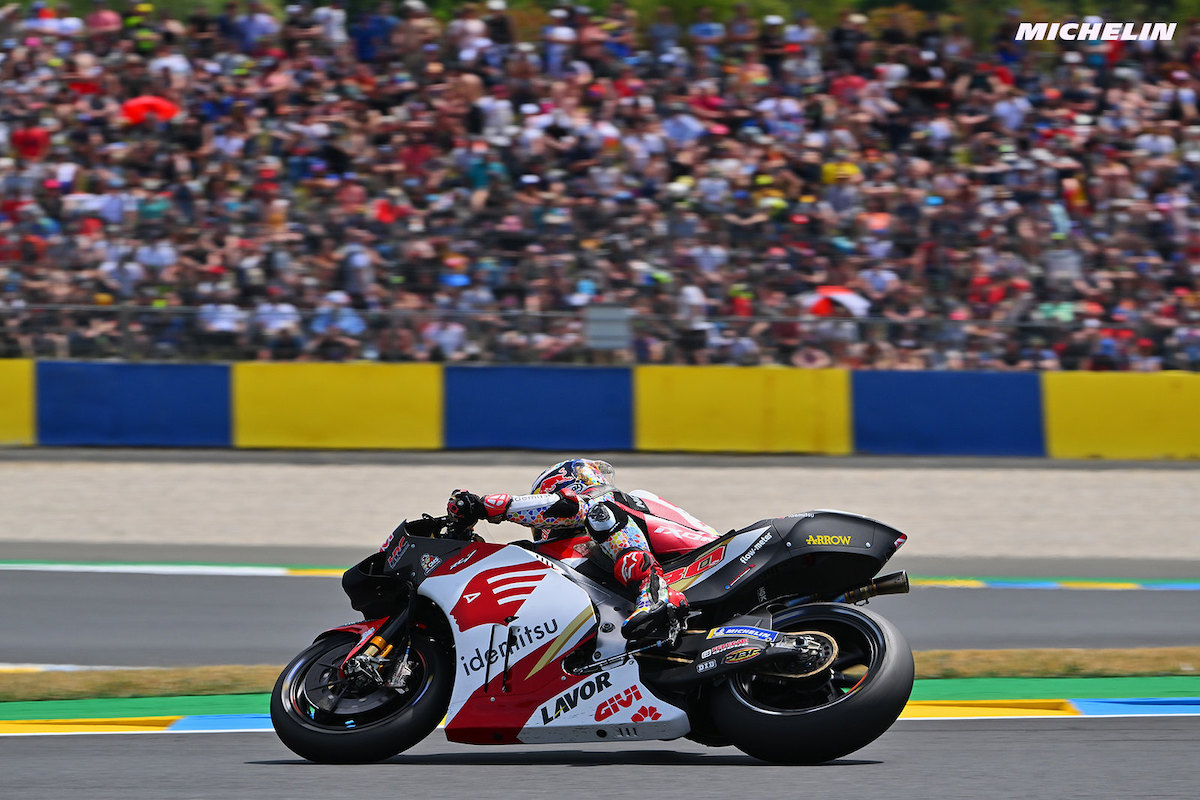 MotoGP2022フランスGP　予選12位中上 貴晶「タイヤのサイドグリップに苦戦」