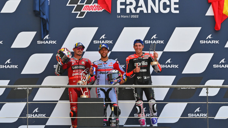 MotoGP2022フランスGP　エネア・バスティアニーニが今季3勝目を達成