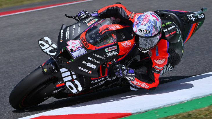 MotoGP2022イタリアGP　初日総合1位 アレイシ・エスパルガロ「Ducatiだけが速いイタリアバイクではない」