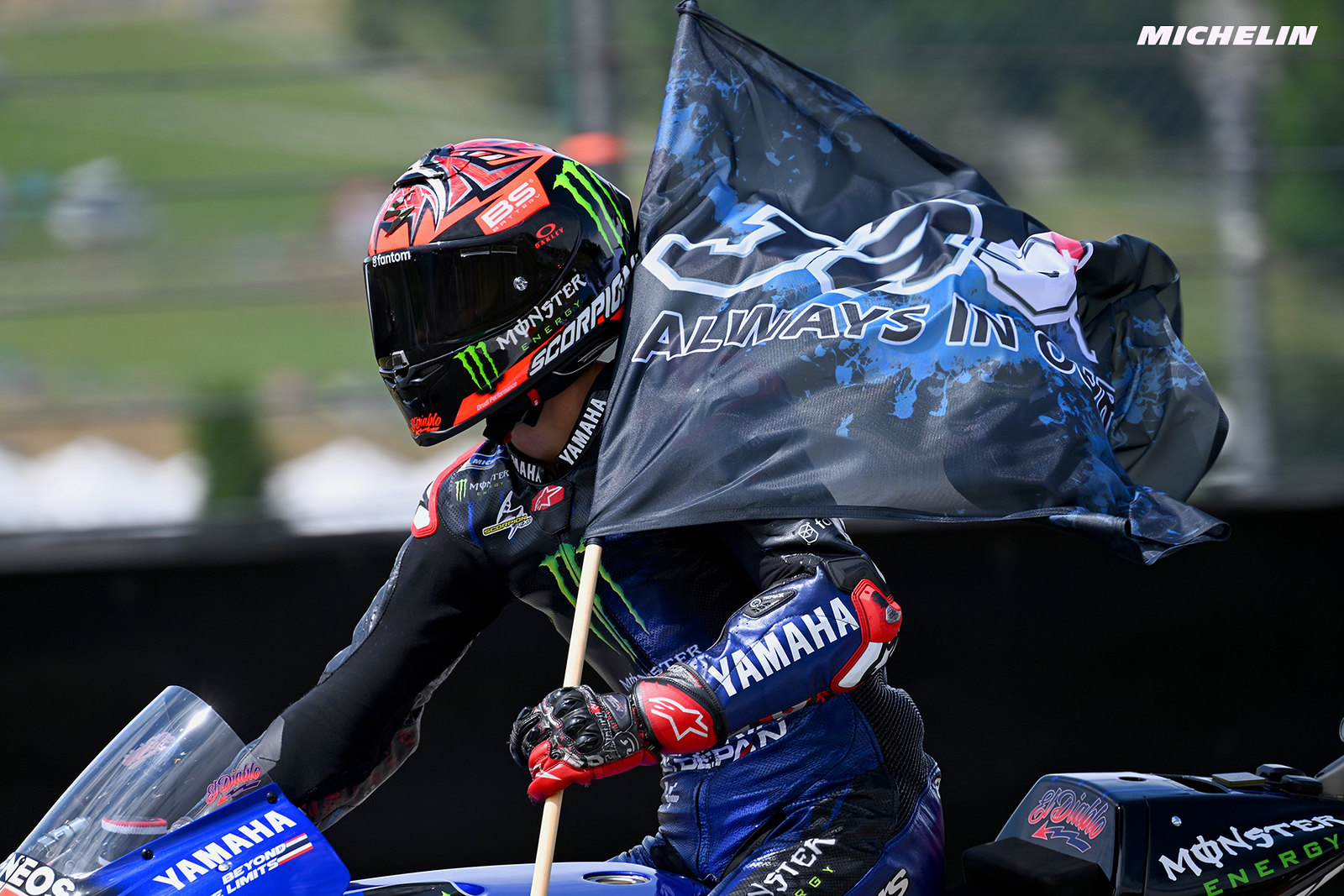 MotoGP2022イタリアGP　2位ファビオ・クアルタラロ「こういう展開のレースでの2位は嬉しい」