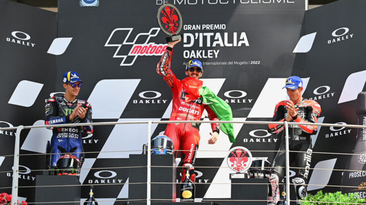 MotoGP2022イタリアGP　フランチェスコ・バニャイアが優勝