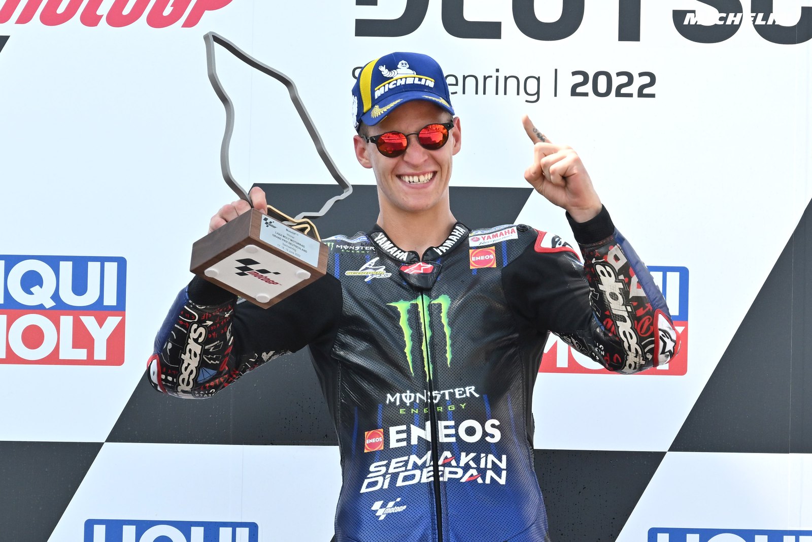MotoGP2022ドイツGP　優勝ファビオ・クアルタラロ「今は優勝することに集中している」