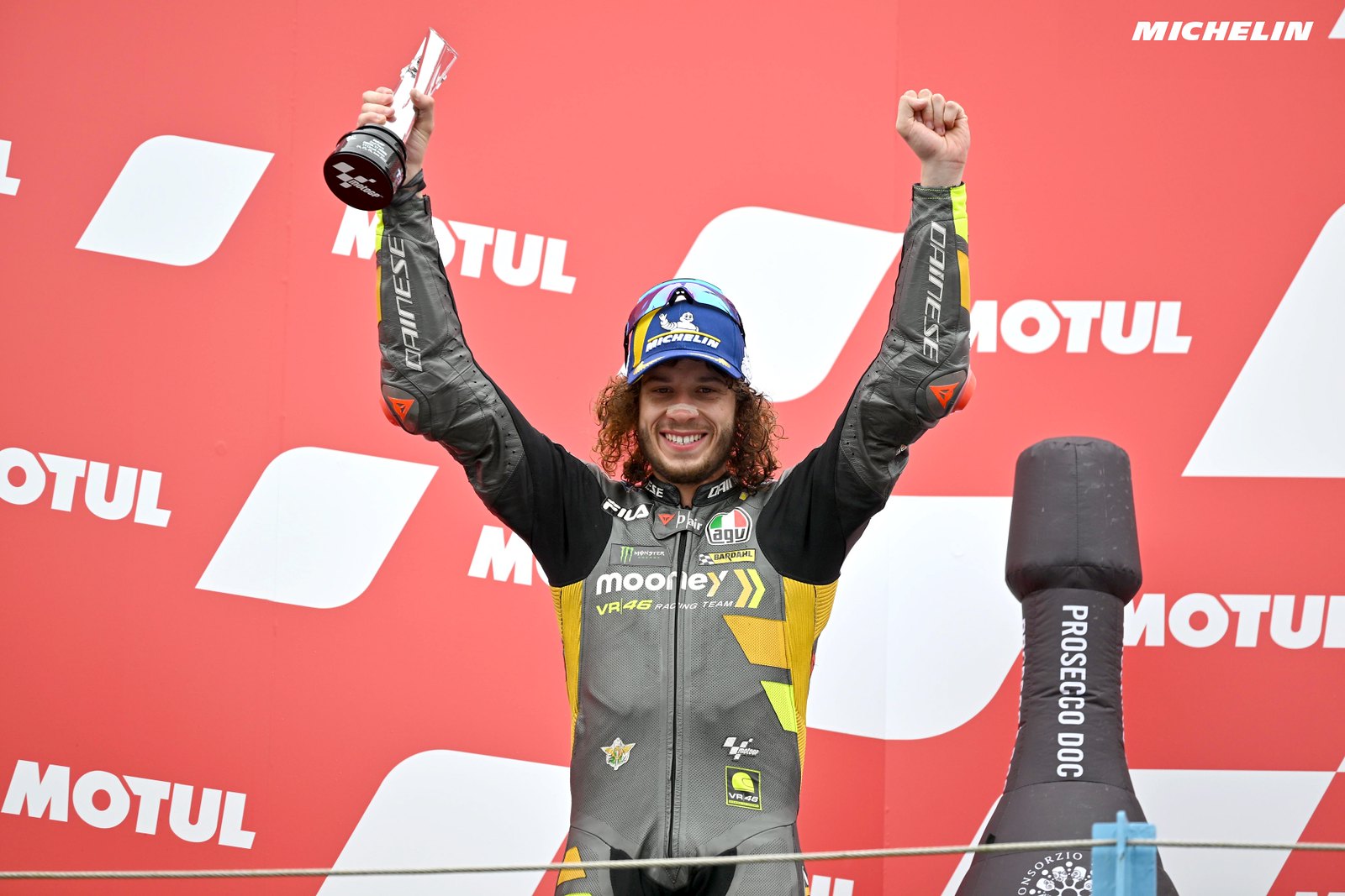 MotoGP2022オランダGP　2位マルコ・ベッツェッキ「MotoGPクラス初のVR46の表彰台獲得が嬉しい」