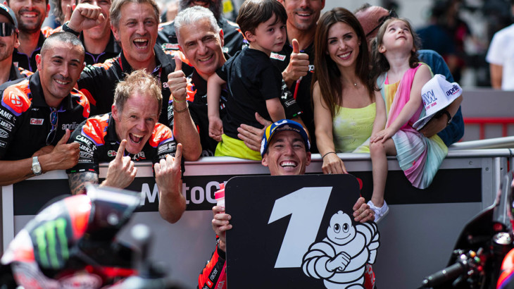 MotoGP2022カタルーニャGP予選 1位アレイシ・エスパルガロ「タイヤマネジメントが非常に重要」