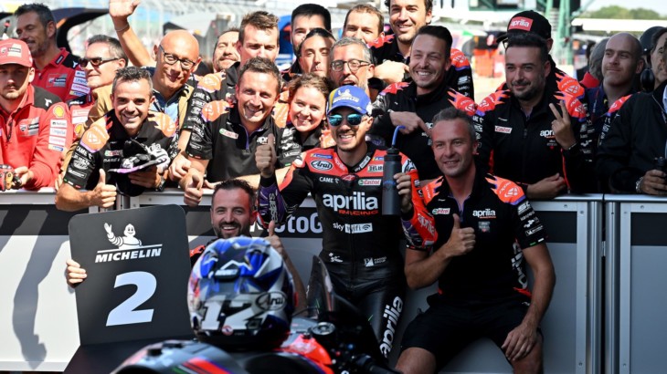 予選2位マーべリック・ビニャーレス「アプリリアでの初優勝を狙っていく」MotoGP2022イギリスGP