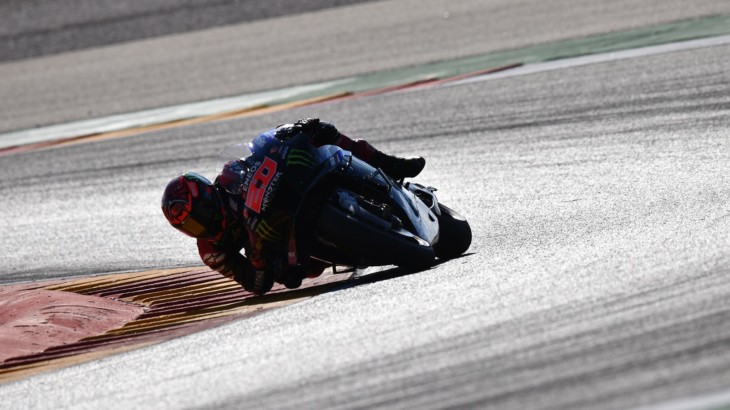 予選6位ファビオ・クアルタラロ「転倒をセーブしたことでグリッドを守れた」MotoGP2022アラゴンGP