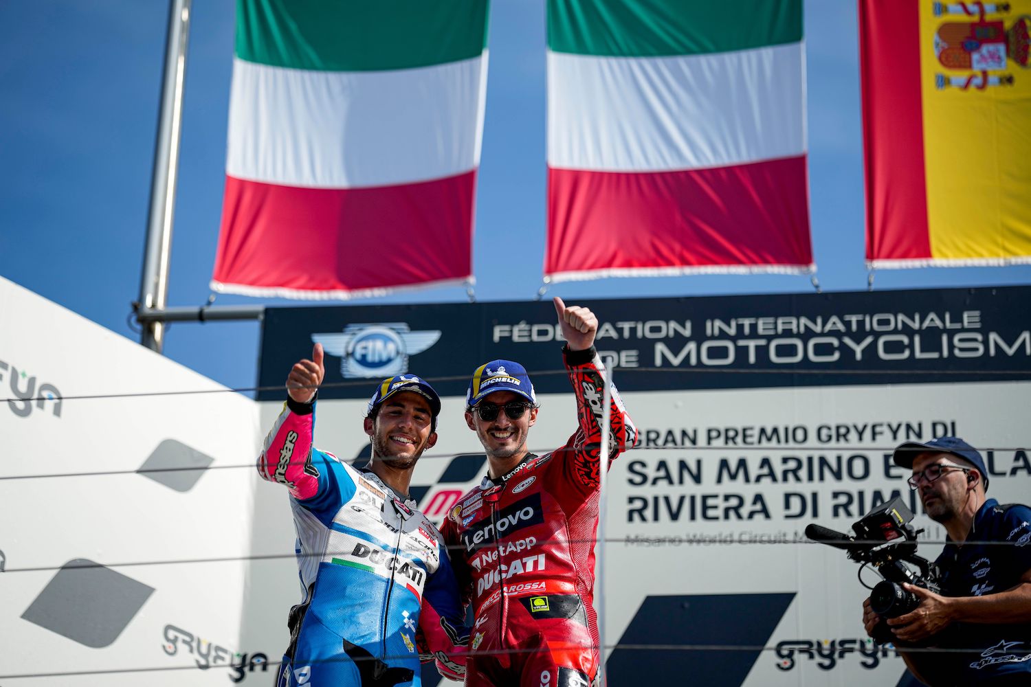 2位エネア・バスティアニーニ「序盤ペッコについていくことが出来なかった」MotoGP2022サンマリノGP
