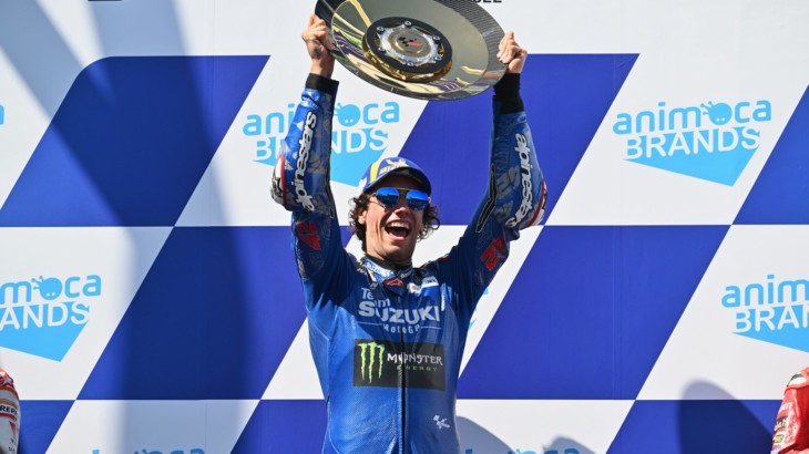 オーストラリアGP優勝　アレックス・リンス「この優勝をチームスタッフに捧げたい」MotoGP2022