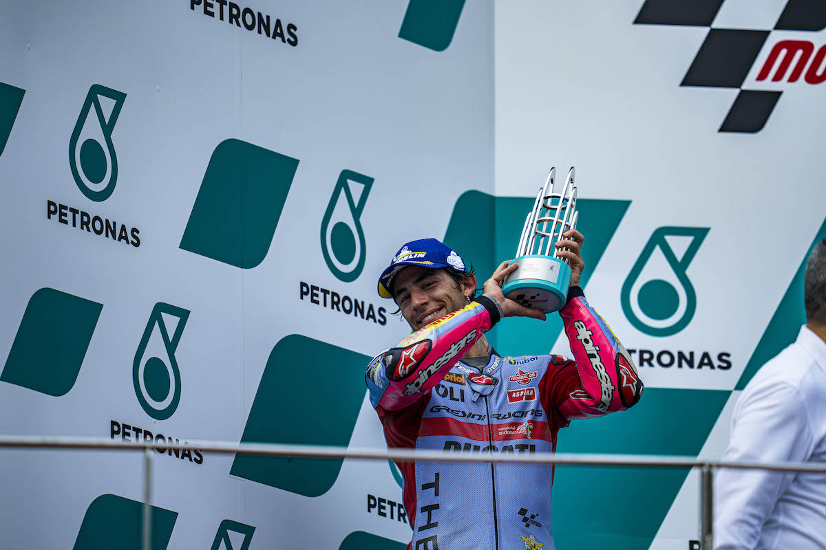 マレーシアGP2位　エネア・バスティアニーニ「今日は優勝を狙っていた」MotoGP2022