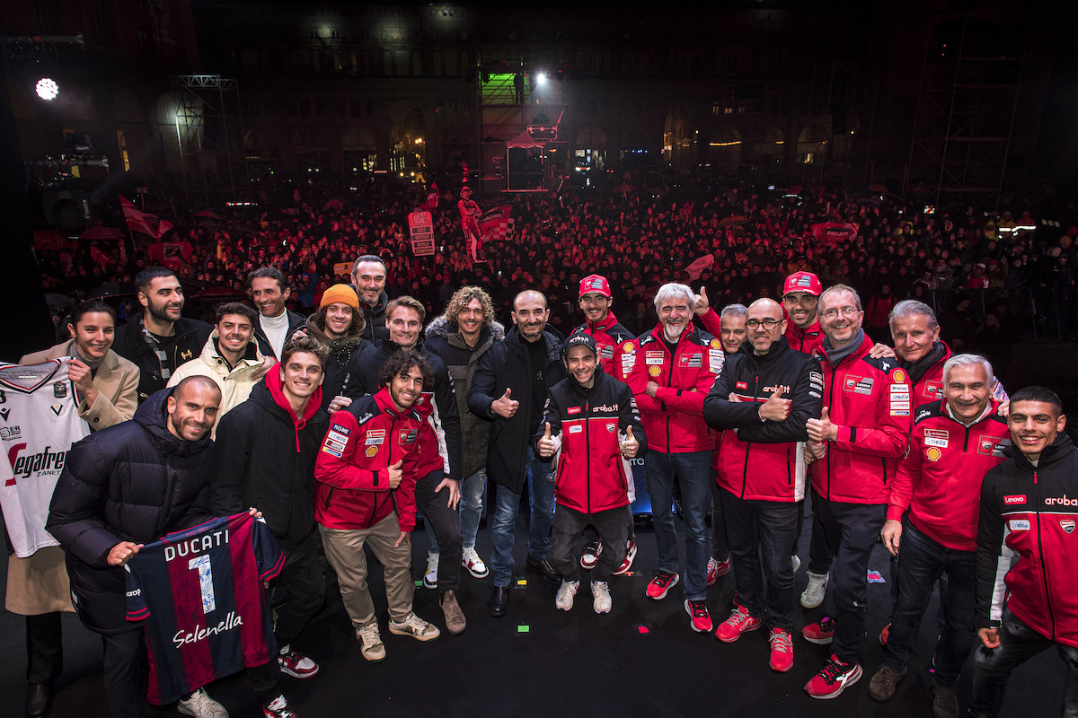 Ducati　MotoGP、WSBKタイトル獲得を祝賀するイベント「Campioni in Piazza²」を開催