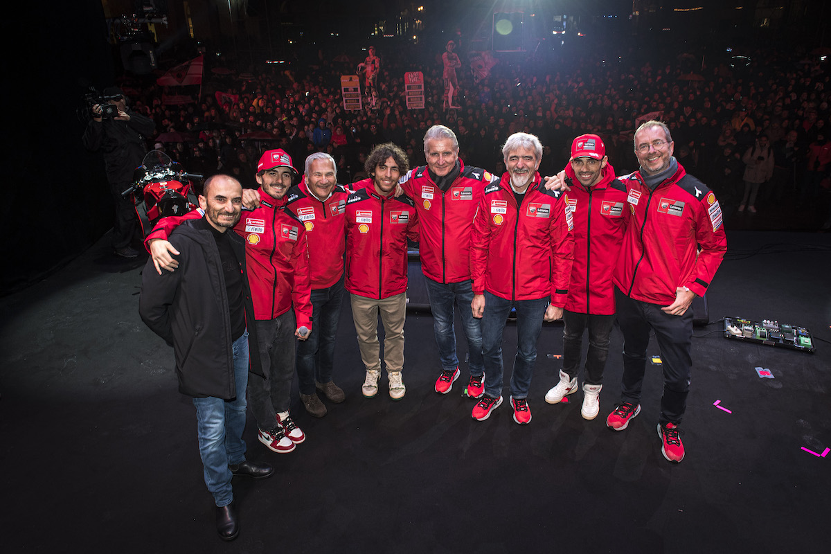 Ducati　MotoGP、WSBKタイトル獲得を祝賀するイベント「Campioni in Piazza²」を開催