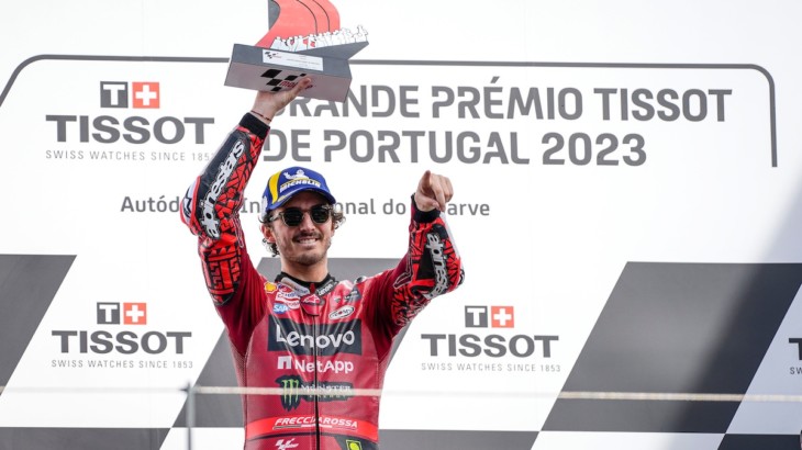 ポルトガルGP　優勝フランチェスコ・バニャイア「必要以上にプッシュしないようにしていた」