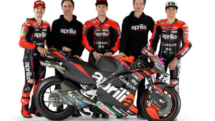 アプリリア　2023年の参戦体制とカラーリングを発表　MotoGP2023