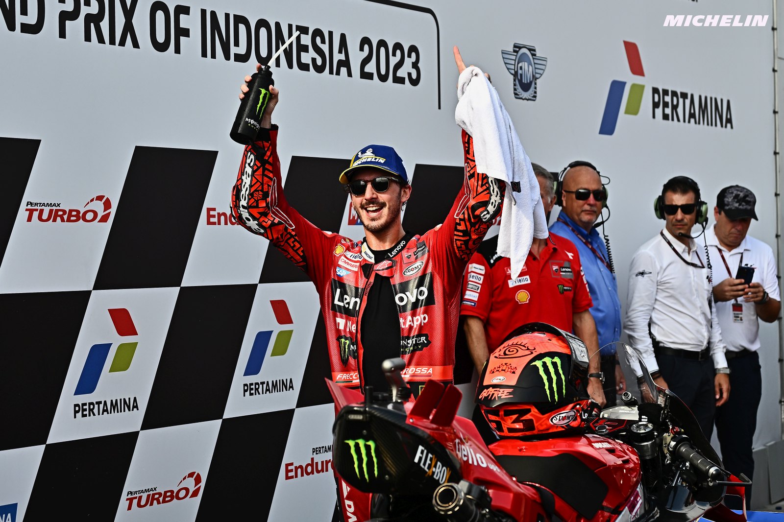 インドネシアGP優勝　フランチェスコ・バニャイア「スタート時点から前に行くことを意識していた」